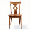 Chaise en bois de hêtre avec dossier décoratif dimensions 45 x 45 x 90cm